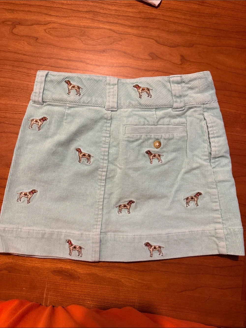 Ralph Lauren corduroy skirt dogs size 6x little girls
